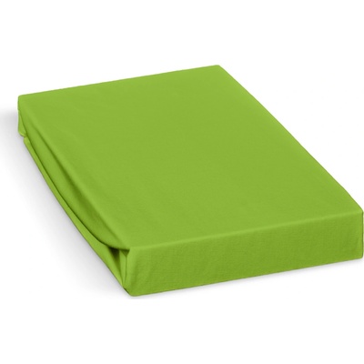Polášek Jersey prostěradlo světle žluto-zelené 180x220