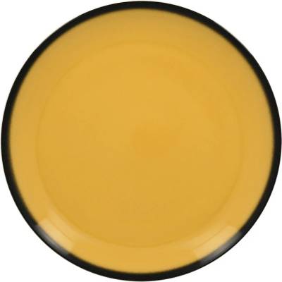 RAK Porcelain Talíř mělký kulatý 31 cm žlutá RAK-LENNPR31NY