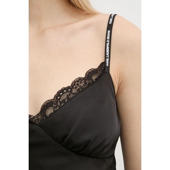 Karl Lagerfeld Jeans Блуза Karl Lagerfeld Jeans в черно с изчистен дизайн A1W11009 (A1W11009)