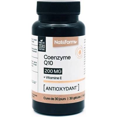 Nat&Form Коензим Q10 + Витамин Е, 30 капсули, Nat&Form (026956 (NUTRI_CO))