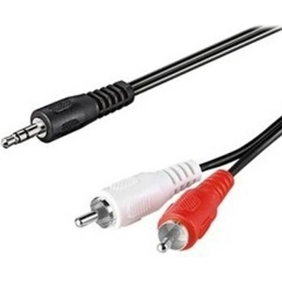 Roline Кабел Roline 11.09. 4345, от 3.5mm Stereo Jack(м) към 2x RCA(м), 5 m, черен (11.09.4345)
