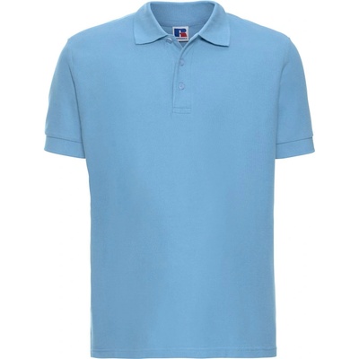Russell Athletic 577M / Мъжка поло тениска от 100% памук, къс ръкав - цвят sky M (10577M46402)