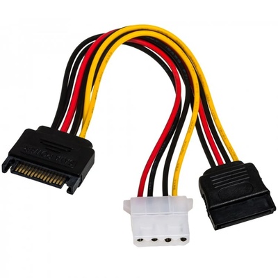 Akyga Захранващ кабел, Akyga, AK/CA/32 SATA / SATA / MOLEX, 0.15 m (AK-CA-32) (AK-CA-32)