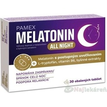 PAMEX MELATONIN All Night s postupným uvoľňovaním 30 tabliet