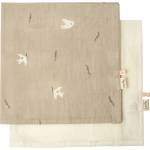 Cotton Hug Комплект бебешки пелени Cotton Hug - Птички, 70 x 70 cm, 2 броя (CH088) - baby