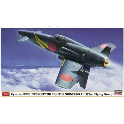 Hasegawa Kyushu J2W4 Interceptor Fighter Shindenkai 352nd Flying Group 1:48