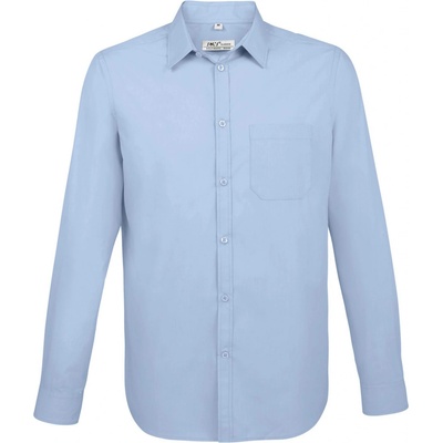 Sol's Baltimore Fit pánska košeľa s dlhým rukávom SL02922 sky blue