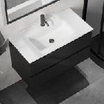 Bath Deluxe Шкафче за баня с мивка kenwood 91 см черно/бяло (setbt0122b)