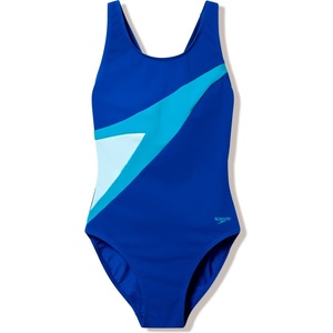 Speedo Дамски бански костюм Speedo Women's Hyperboom Butterfly Back Swimsuit - Night Watch / Hyper Teal / Glacier Blue - размер 38 (EU) (150-6747-0214)