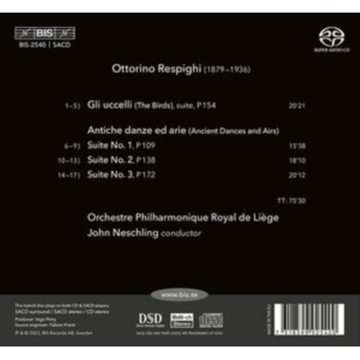 Respighi - Gli Uccelli - The Birds - SA CD