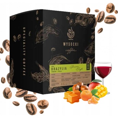Wysocki Coffee Káva Arabica BRAZÍLIE SPECIALITY 100% ARABICA 250 g