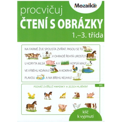 Procvičuj čtení s obrázky, 1.- 3. třída