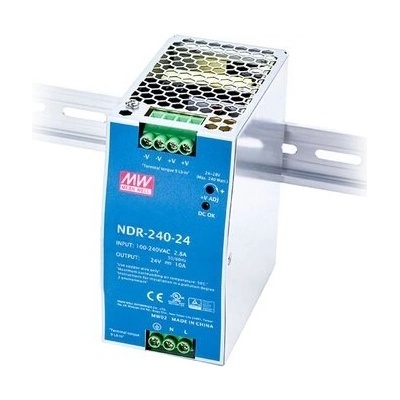 Spínaný napájecí zdroj MEAN WELL NDR-240-24 240W 24VDC