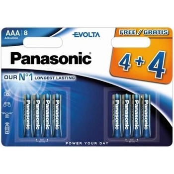 PANASONIC Evolta Platinum LR03EGE/8BW 4+4F AAA 8ks 2783