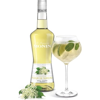 Monin La Liqueur Elderflower 20% 0,7 l (holá láhev)