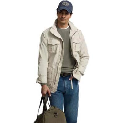 SILBON Анорак Silbon 1040107265 Patches parka - Beige (Stone)