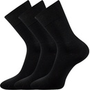 Lonka Habin pánské bavlněné ponožky 3 páry černá