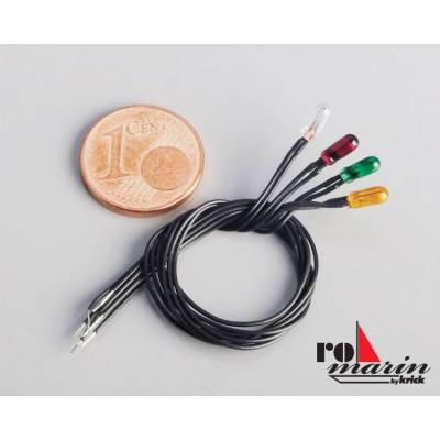 ROMARIN Lampa červená 6V/50mA pr. 2.3mm 50