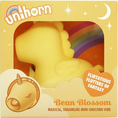 Unihorn Bean Blossom Rechargeable Waterproof Clitoral Stimulator Yellow