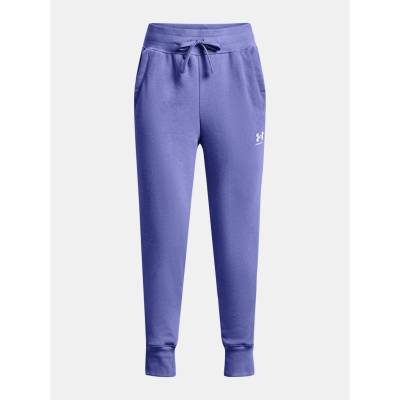 Under Armour Dievčenské tepláky Rival Fleece LU Joggers Modrá