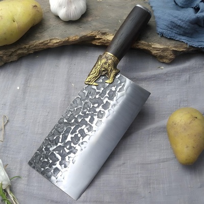 HARAHU Кухненски нож за рязане dr-13861 - Кафяв kp13861 (dr-13861)