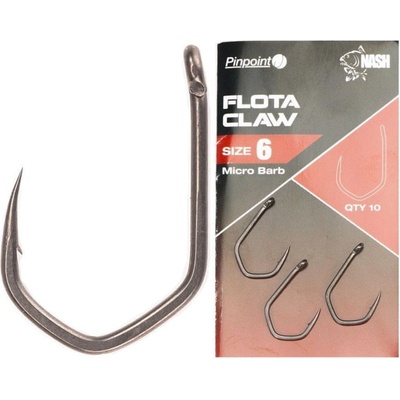 Kevin Nash Pinpoint Flota Claw Micro Barbed veľ.10 10 ks