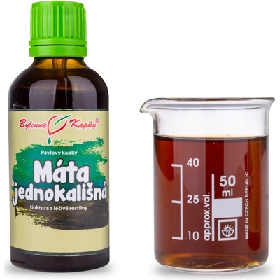Bylinné kapky Pavlovy Máta jednokališná TCM tinktura 50 ml