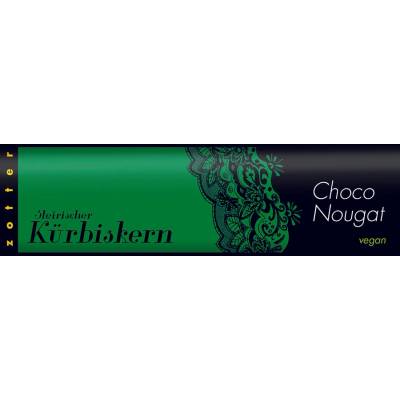 Zotter Bio čokoládový nugát s tekvicovými semienkami 130 g