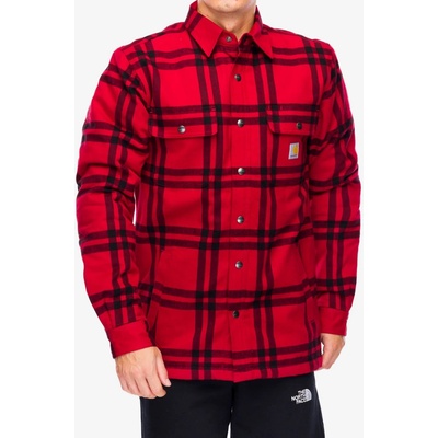 Carhartt Roane hooded košile Jac crabapple