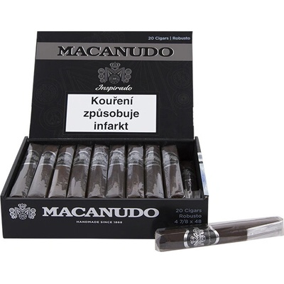 Macanudo Inspirado Black Robusto 20 ks