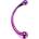 DreamToys Glamour Glass Curved Wand двойно дилдо rainbow 16.5 см