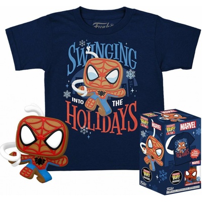Pop Marvel Gingerbread Spider-Man Tee Box