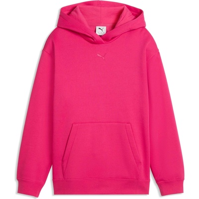 Puma Essentials Centred Cat Logo Relaxed Hoodie FL G ružová