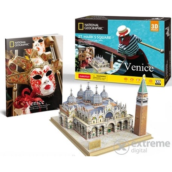 CubicFun 3D puzzle National Geographic: Náměstí svatého Marka 107 ks
