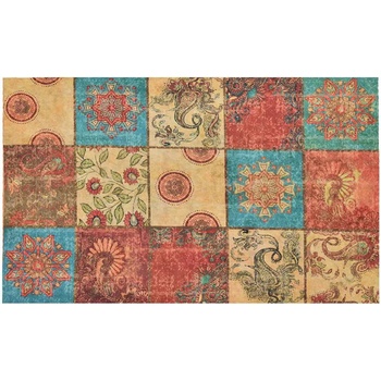 Chilai Home Изтривалка за входна врата Chilai Home 877CHL1041, 40х60 см, PVC, Бежов/Оранжев (877CHL1041)