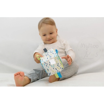 Montessori MyMoo úchopová kostka - Rybičky