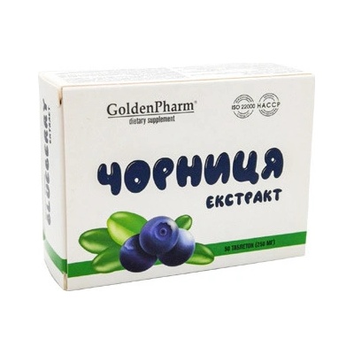Golden Farm Borůvka Extrakt 50 tablet
