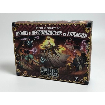 CMON Massive Darkness 2 Monks & Necromancers vs Paragon: Heroes & Monster Pack