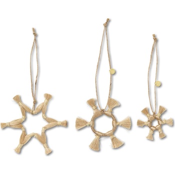 Ferm Living Коледна украса Stars 3 бр (1104269860)