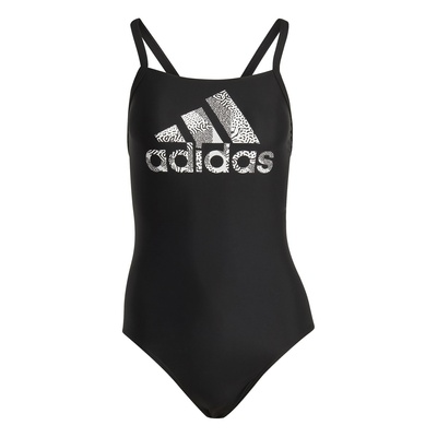 Adidas Дамски бански костюм Adidas Big Logo Swimsuit Womens - Black/White