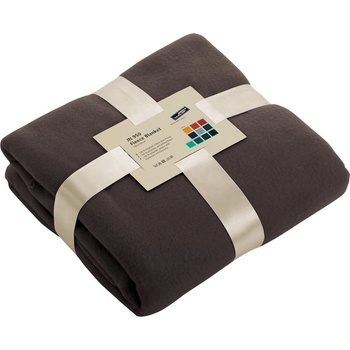 James & Nicholson fleece deka JN950 hnedá 130x170