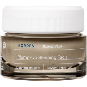 KORRES Нощен лифтинг крем за лице с черен бор, 40 ml