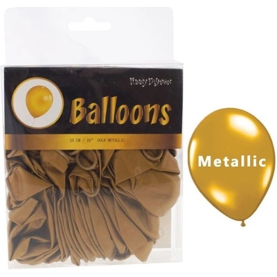 Balónky metalické zlaté