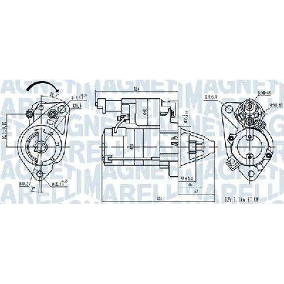 Startér MAGNETI MARELLI 063721458010