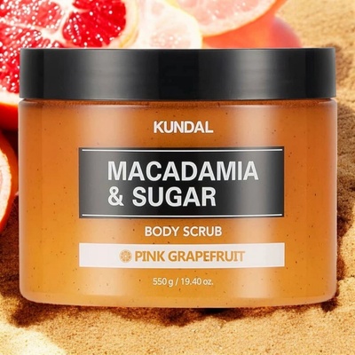 KUNDAL Macadamia & Sugar Body Scrub Pink Grapefriut 550 ml