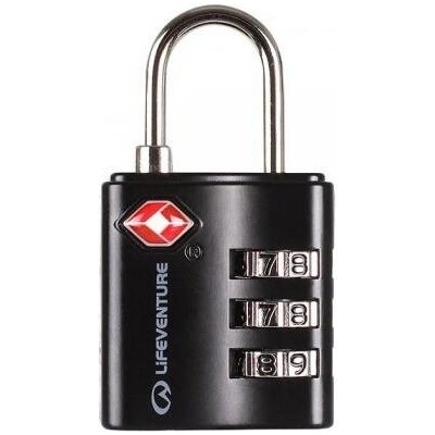 Zámek LIFESYSTEMS TSA COMBI LOCK BLACK