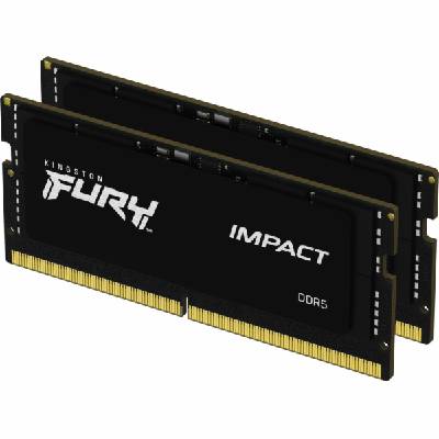 Kingston FURY Impact DDR5 32GB Kit 2x16GB 4800MHz SODIMM CL38 KF548S38IBK2 32