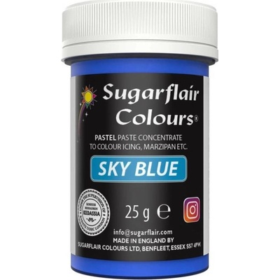 Sugarflair Pastelová gélová farba Sky Blue 25 g