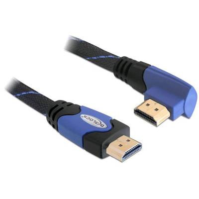 Delock HDMI Ethernet kábel derékszögű csatlakozóval 5m (82958) (82958) (82958)