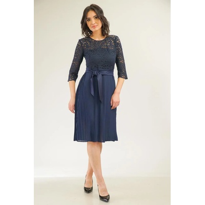 Radek's Collection Дамска официална рокля с плисе и дантелен топ 72249-472